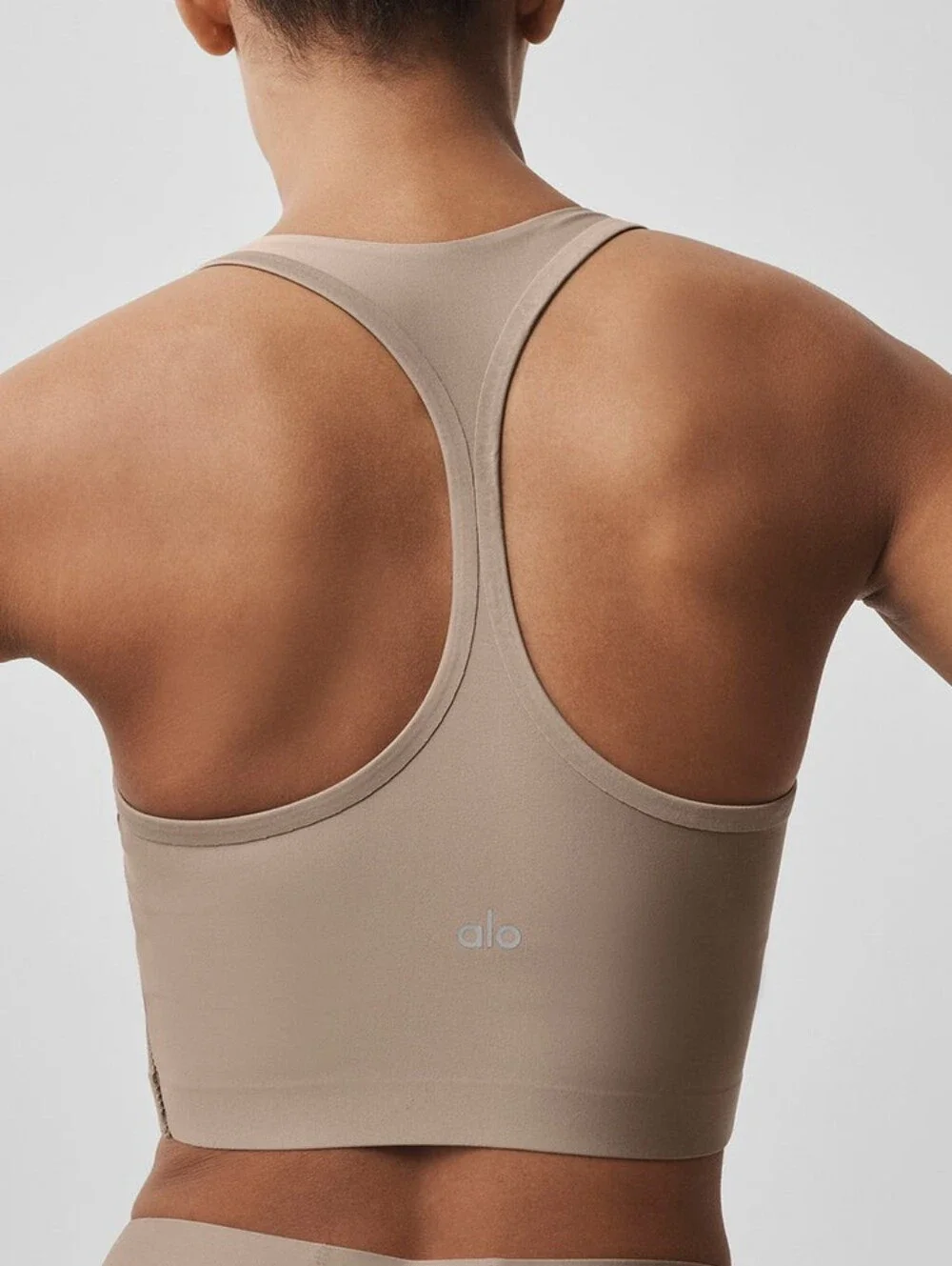 NWT Alo Airlift Super Sleek Bra Tank Gravel XS